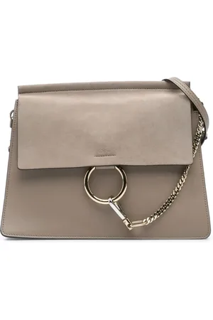 Chloé Mellemstor Faye crossbody-taske i kalveskind og ruskind fra 2016