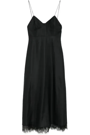 Rohe Lang bustier-kjole med blonder