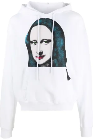 OFF-WHITE Hættetrøje med Mona Lisa-tryk