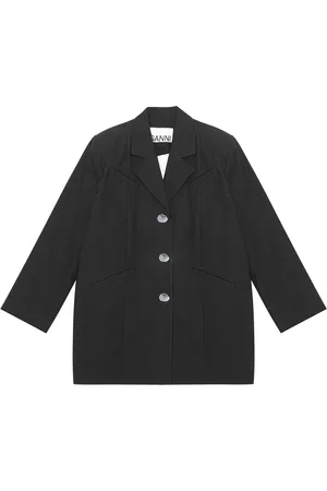 Ganni Blazer i bomuld