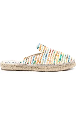 MANEBI GG-stribede espadriller i kanvas