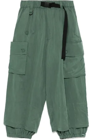 Y-3 Bukser i twill med falmet effekt