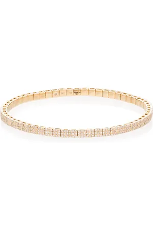 Shay Firkantet diamantarmbånd med 18 karat guld