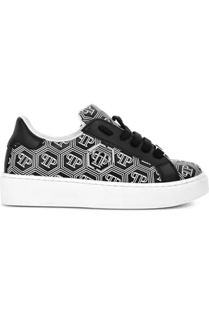 Philipp Plein Low-top sneakers med monogram