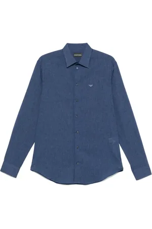 Emporio Armani Skjorte med broderet logo