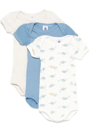 Petit Bateau Bodysuits i bomuld (sæt med tre)