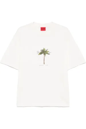 HUGO BOSS T-shirt med palmetryk