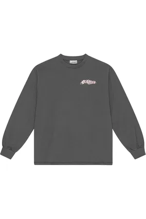 Ganni Loveclub sweatshirt med grafisk tryk