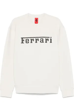 FERRARI Sweatshirt i scuba med logo