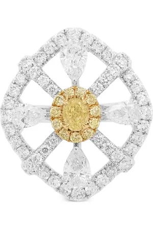 HYT Jewelry Diamantring i 18 karat hvidguld og guld