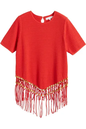 Chinti & Parker X Laura Whitmore bluse med perler
