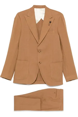 LARDINI Jakkesæt med broche-detalje