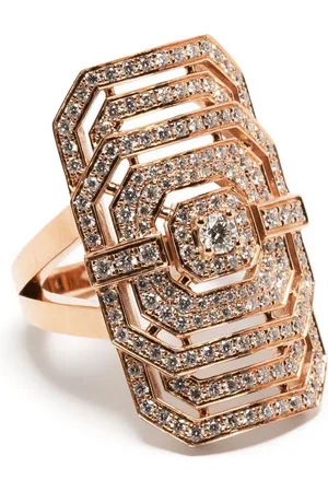 Statement My Way cocktail-ring med diamant i 18 karat rødguld