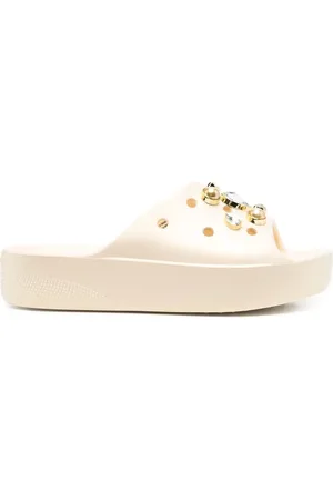 Crocs Sandaler med plateau og udsmykning