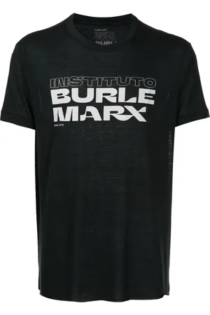 OSKLEN T-shirt med teksttryk og rund hals
