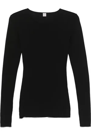 Totême T-shirt i kompakt bomuld