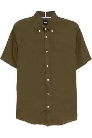 HUGO BOSS Skjorte med broderet logo