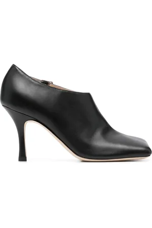 A.W.A.K.E. MODE Asymmetriske Gemma 80mm pumps i læder