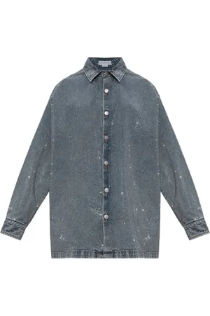 Stella McCartney Skjorte med rhinstenudsmykning