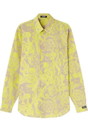 VERSACE Skjorte med baroktryk