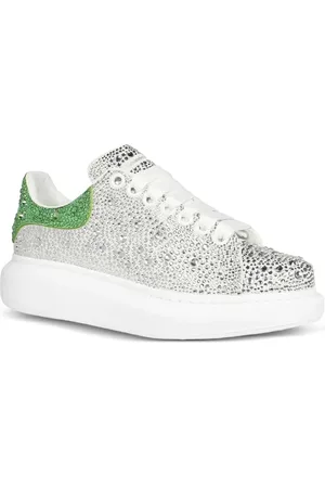 Alexander McQueen Oversize sneakers med rhinsten-nitter