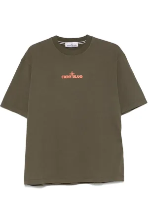 Stone Island T-shirt med præget logo