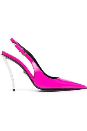 VERSACE Slingback pumps med spids snude 115mm