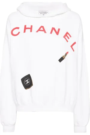 CHANEL Hættetrøje med logotryk fra 1990-2000