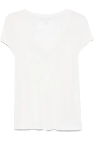 Majestic T-shirt med V-hals