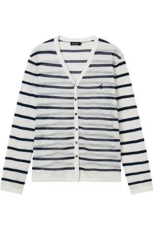 tout a coup Cardigan med broderet logo
