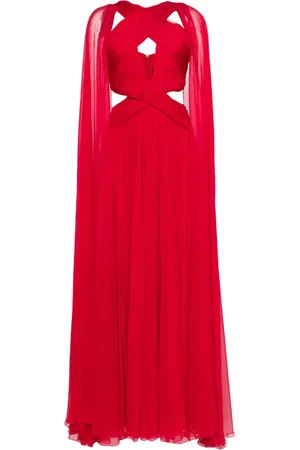 Zuhair Murad Kappe-kjole i silke-chiffon