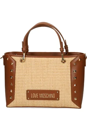 Moschino Tote med nitteudsmykning