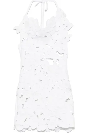 BLUMARINE Kort openwork kjole