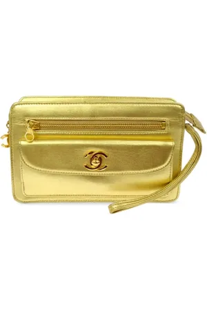 CHANEL Clutch-taske med CC-logo fra 1997