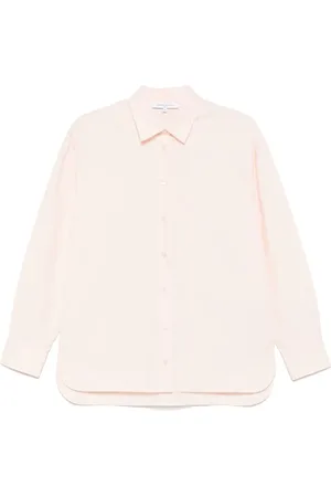Maison Kitsuné Skjorte med Baby Fox-mærke