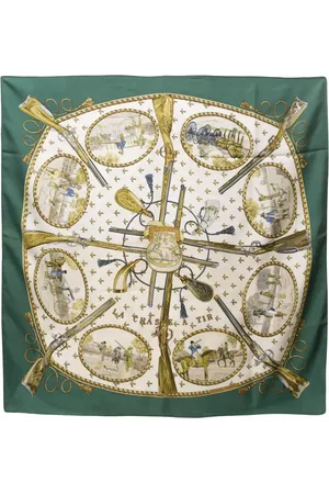 Hermès La Chasse à Tir tørklæde fra 1972
