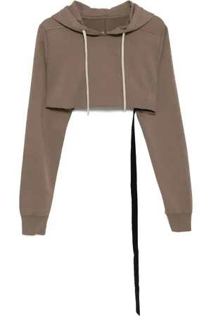 Rick Owens Cropped hættetrøje