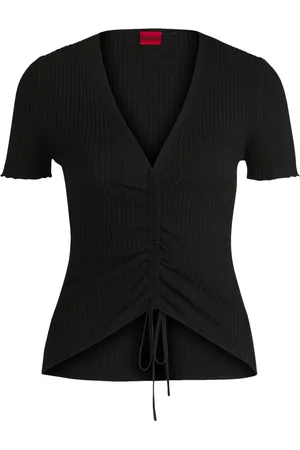 HUGO BOSS Ribstrikket T-shirt