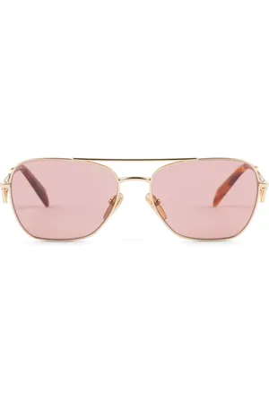 Prada Pilot-solbriller med trekantet logo