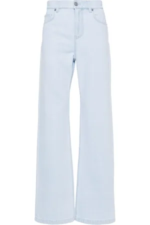 VERSACE Jeans med lige snit og logoapplikation