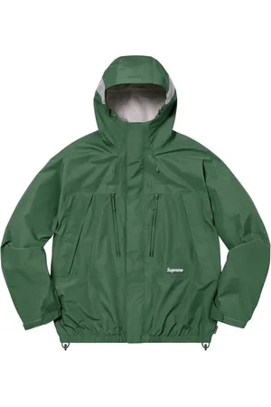 Supreme GORE-TEX "Green" shell-jakke med sømdetalje
