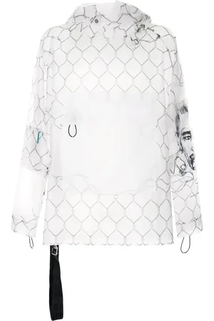 OFF-WHITE Gennemsigtig jakke med lommedetalje