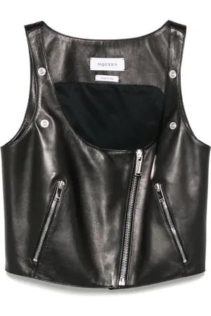 Alexander McQueen Lædertop