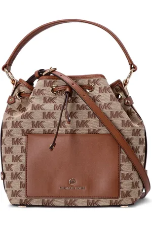 Michael Kors Bucket-taske med monogram-print