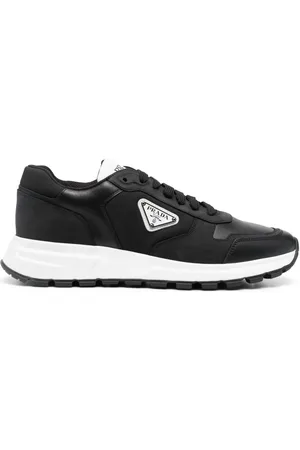 Prada Low-top sneakers med logoplade