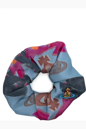 Vivienne Westwood Hårelastik med broderet orb-logo