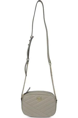 Tory Burch Quiltet crossbody-taske i læder