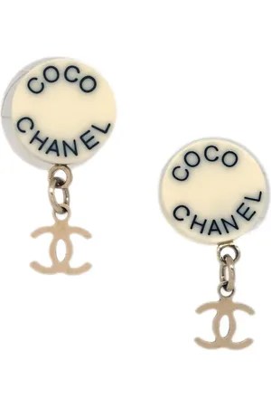 CHANEL Interlocking CC dråbeøreringe fra 2007