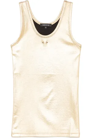 BARBARA BUI Ribstrikket jersey-tanktop