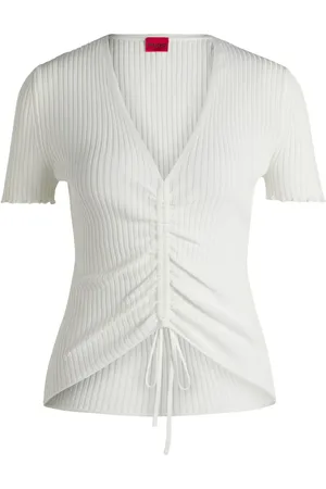HUGO BOSS Ribstrikket T-shirt